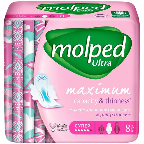 Прокладки гигиенические Molped Ultra Super 8 шт.