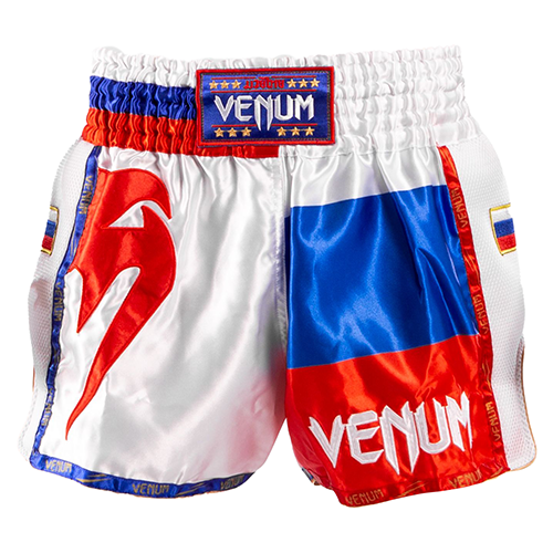 Шорты для тайского бокса Venum MT MT Russian Flag (XL)