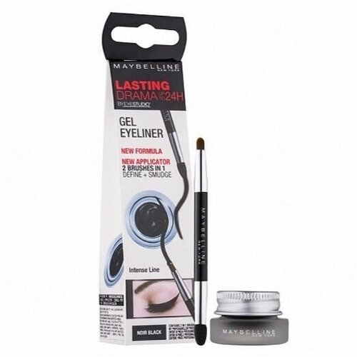 Maybelline New York Lasting Drama 24H Подводка для глаз стойкая, тон 01 Интенсивно Черный