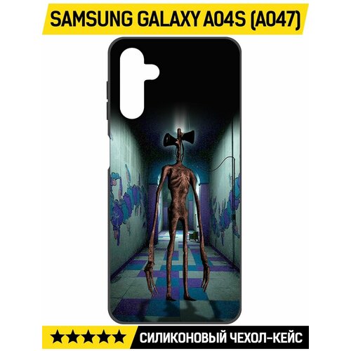 Чехол-накладка Krutoff Soft Case Хаги Ваги - Сиреноголовый для Samsung Galaxy A04s (A047) черный чехол накладка krutoff soft case хаги ваги сиреноголовый для samsung galaxy s24 черный