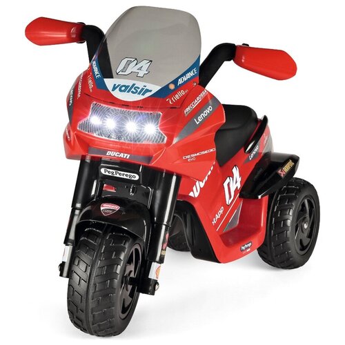Купить Детский электромотоцикл Peg-Perego Ducati Desmosedici EVO, красный