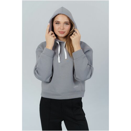 фото Ls.2139-2fn14 толстовка спортивная женская серый 365 ledinika