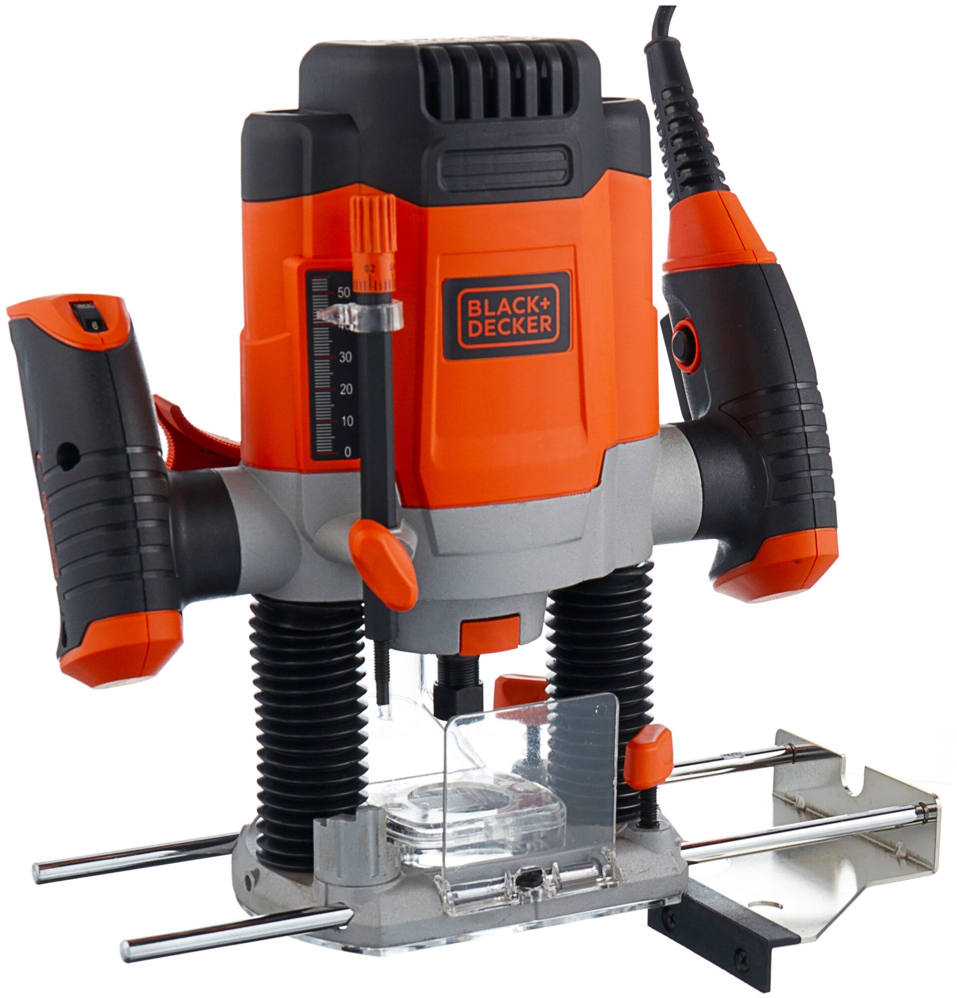 Фрезер BLACK+DECKER KW1200EKA, 1200 Вт, глубина 55 мм