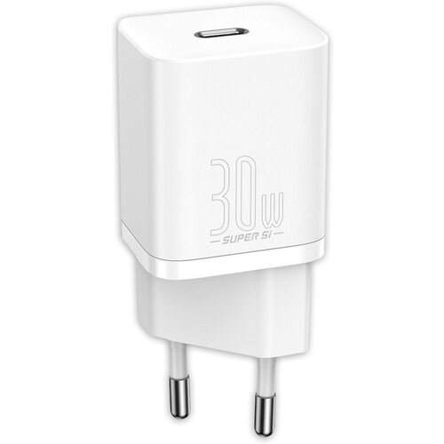 Сетевое зарядное устройство USB type C Baseus Super Si quick charger IC 30W white