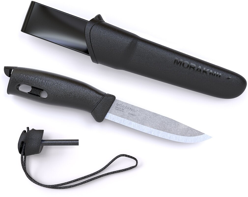 Нож Morakniv Companion Spark Black, нержавеющая сталь, 13567