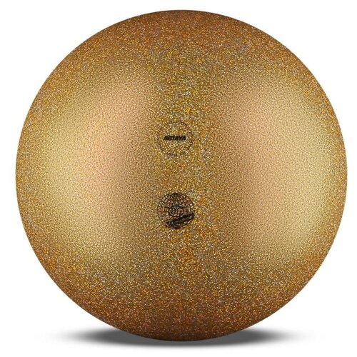 фото Мяч для художественной гимнастики amaya holoscente 400 г tecnocaucho 350536 20 см золотой с блестками