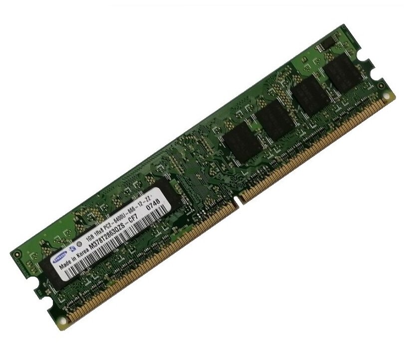 Б/у 1Gb PC2-6400(800)DDR2 Samsung M378T2863QZS-CF7