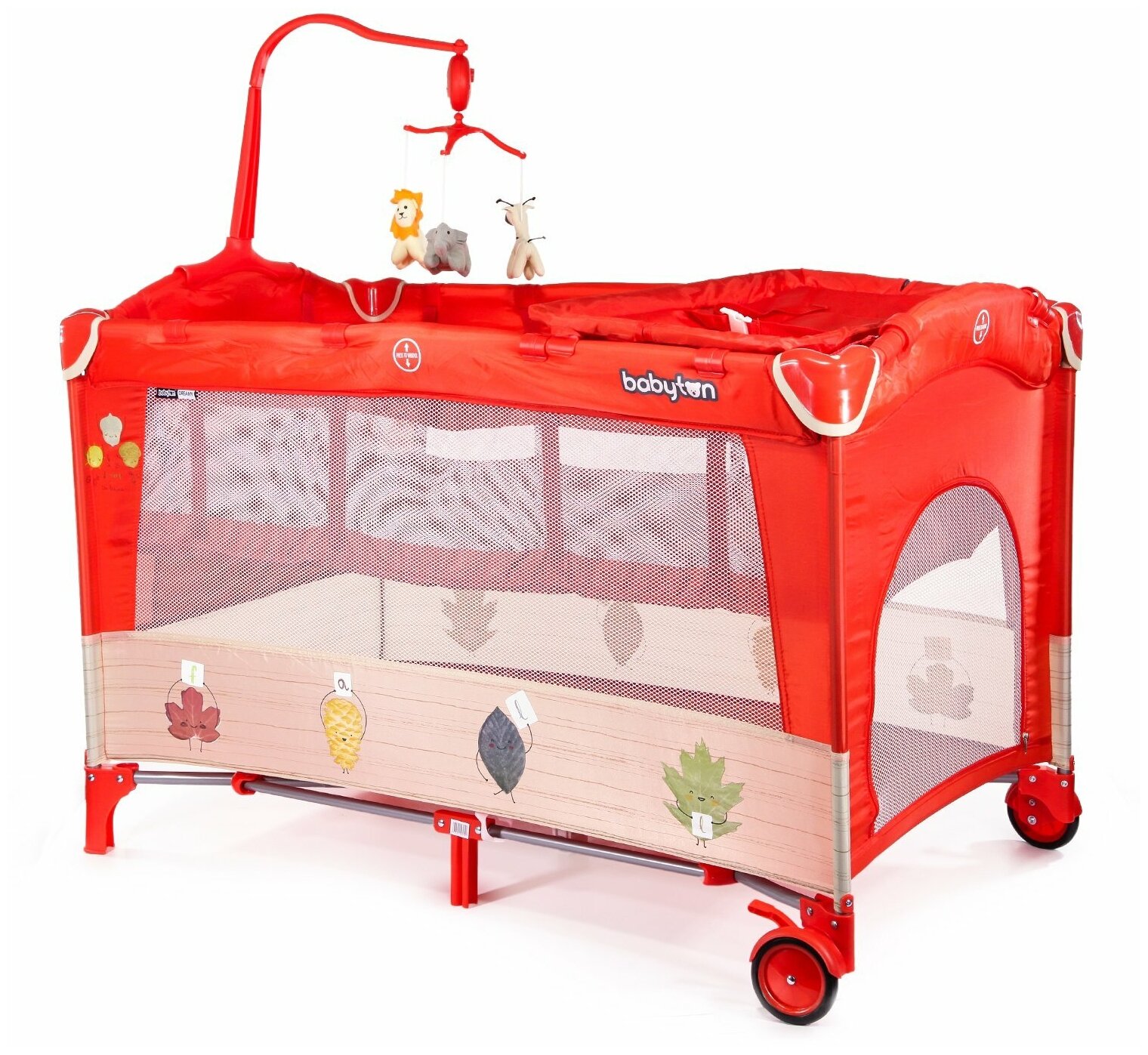 Манеж-кровать Babyton Dreamy Coral P610