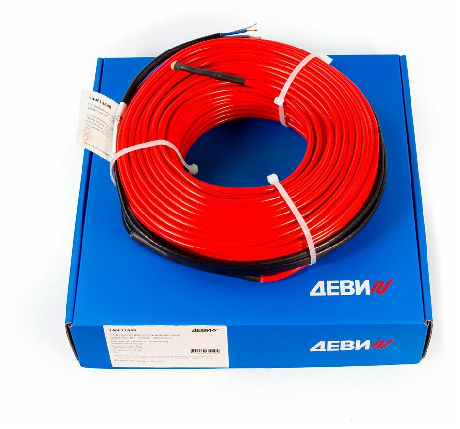 Нагревательный кабель ДЕВИ Flex-18T 2135Вт 118 м