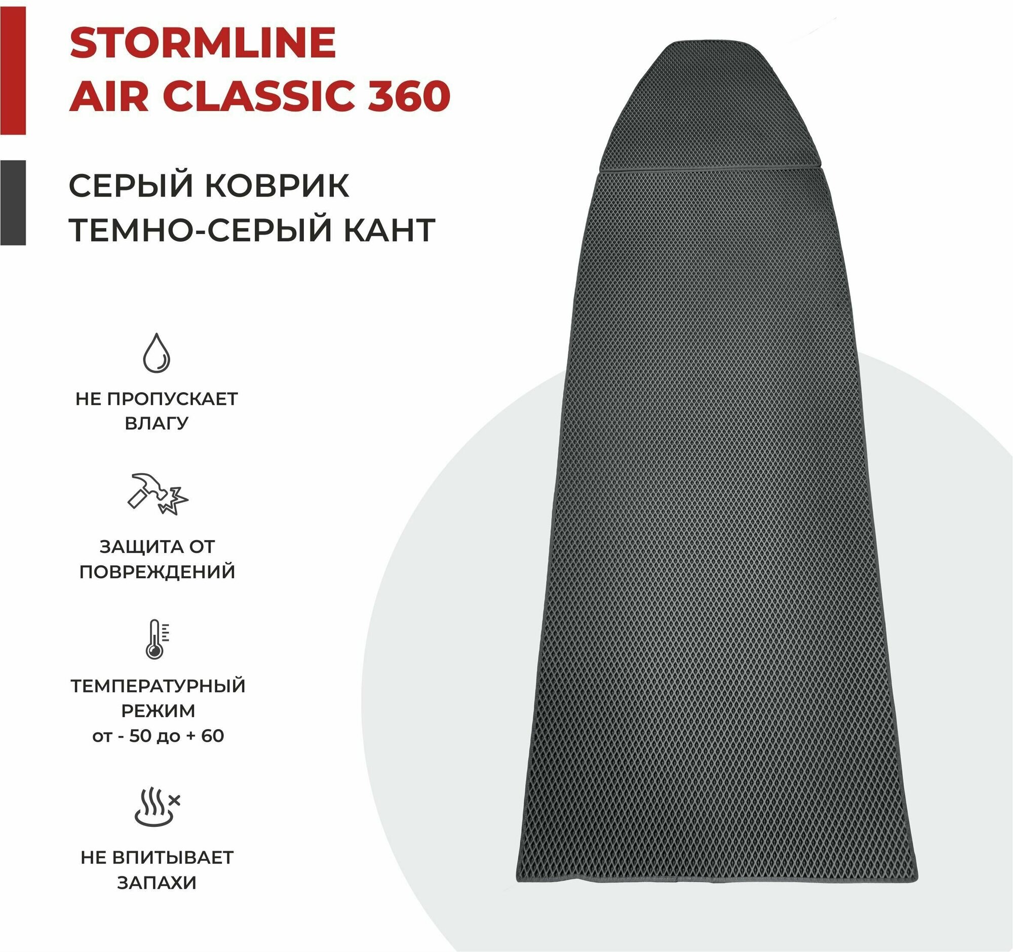 EVA коврик в лодку ПВХ Stormline Air Classic 360 НДНД 262*75