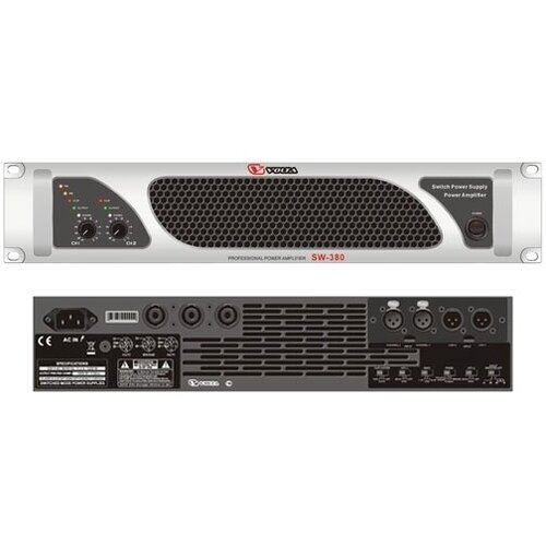 Volta SW-380 Профессиональный туринговый усилитель мощности 842 Ом - 2х200 Вт 2х380 2х680 Вт 3210000₽