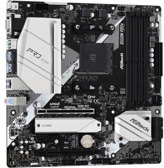 Материнская плата Asrock B550M PRO4 (AM4, mATX)