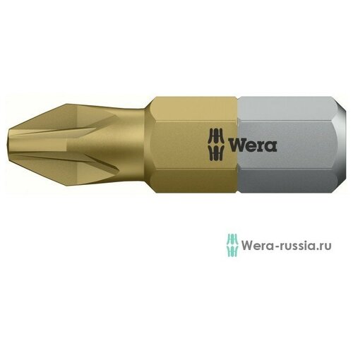 855 1 z pz бита вязкая твёрдость хвостовик 1 4 c 6 3 pz 1 x 25 мм wera we 072080 855/1 TiN PZ бита, сверхтвёрдое покрытие нитридом титана, хвостовик 1/4 C 6.3, PZ 2 x 25 мм WERA (WE-480222)