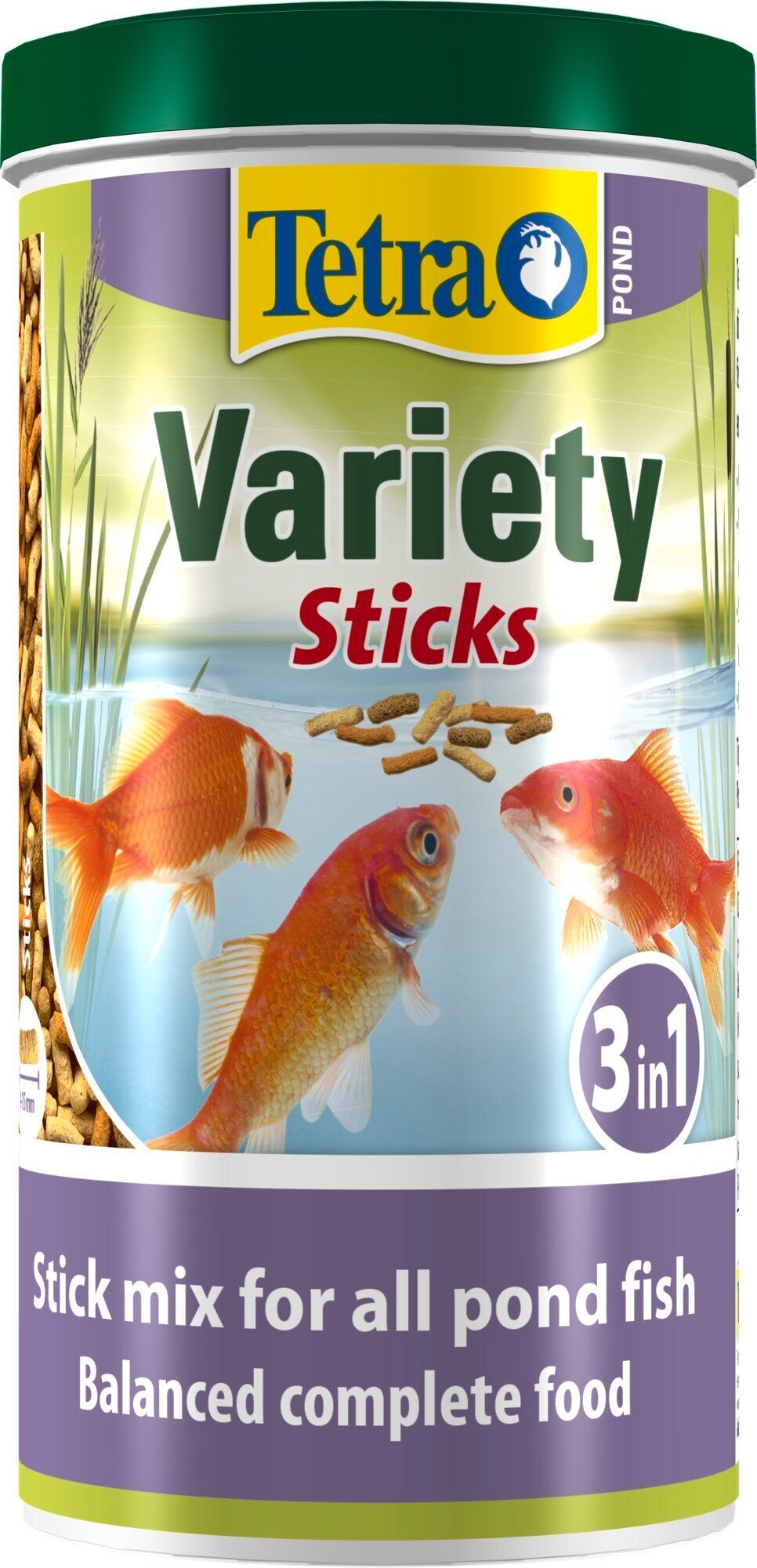 Корм Tetra Pond Variety Sticks 1 л, смесь из 3-х видов палочек для всех видов прудовых рыб - фотография № 3