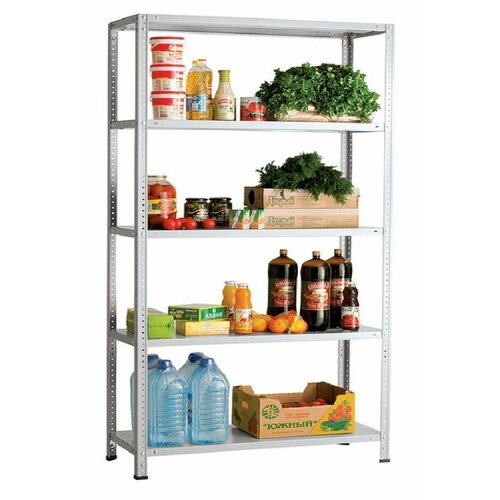 Стеллаж для хранения SLK 5 полок до 120 кг 200х100x50 см