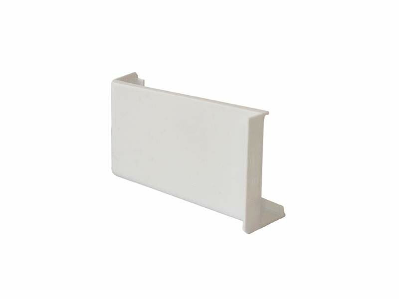 фото Накладка декоративная для навеса FIRMAX левая, белая №01, пластик