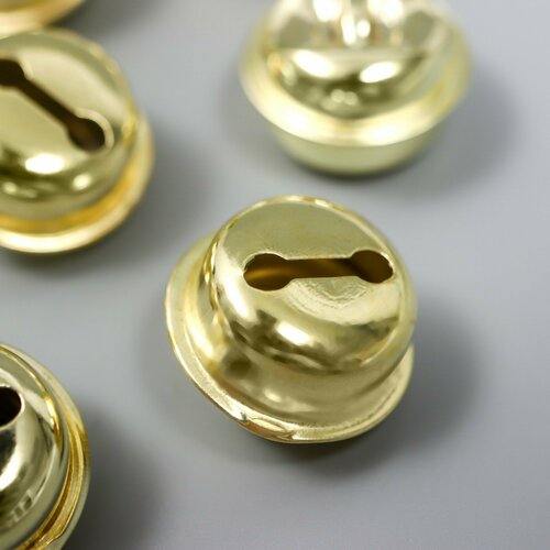 Набор декора для творчества Колокольчики золото набор 15 шт 1х2х2 см заготовка для творчества новогодняя игрушка колокольчики 7х8 см см