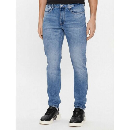 Джинсы Calvin Klein Jeans, размер 31/32 [JEANS], голубой джинсы широкие calvin klein размер 32 31 голубой