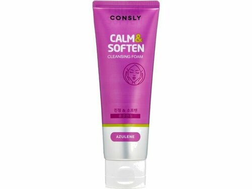 Пенка для умывания успокаивающая с азуленом CONSLY Calm&Soften