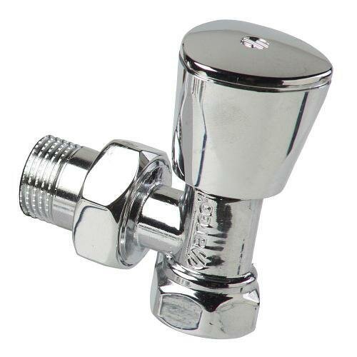 фото Клапан термостатический угловой 1/2" полированный хром Arco