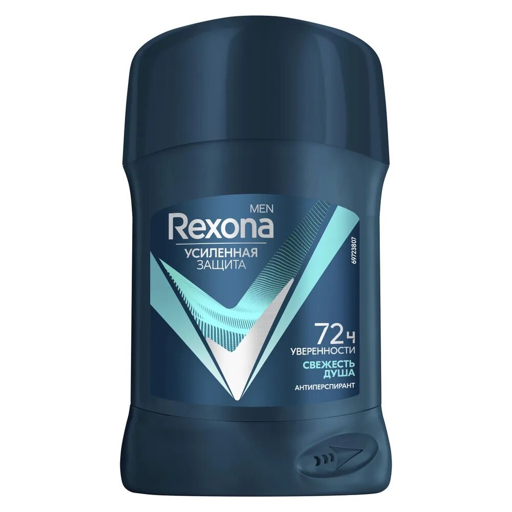 Антиперспирант стик REXONA Men Свежесть душа 72Ч, 50мл