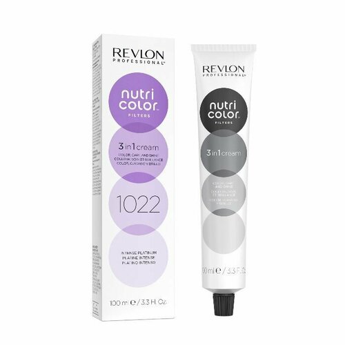 Revlon Nutri Color Creme. 100мл. Крем-краска для прямого окрашивания, 1022 Интенсивная платина