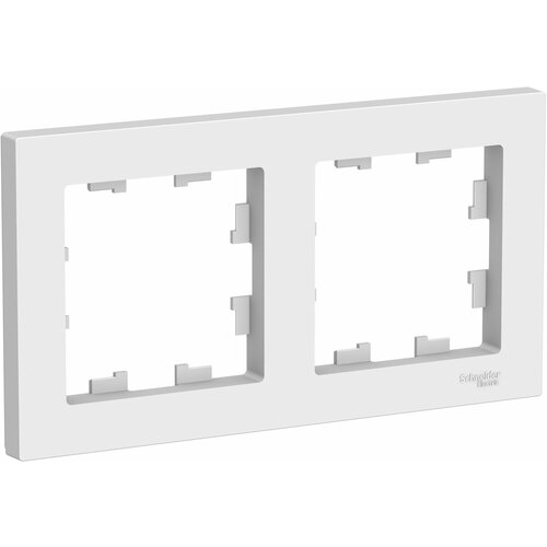 Рамка 2 поста Systeme Atlas Design Белый