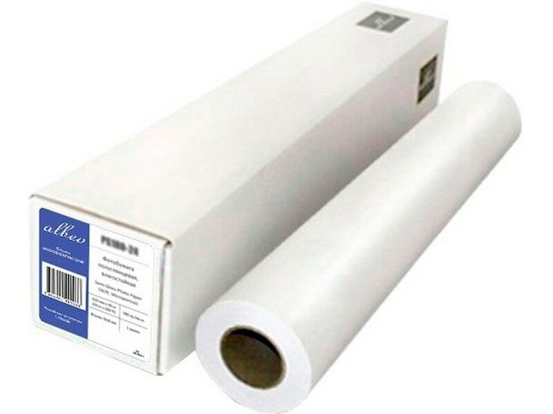 Бумага Albeo Бумага для плоттеров А1+ универсальная Albeo InkJet Paper 610мм x 45,7м, 80г/кв. м, Z80-24-6, 6 пачек, 6 л, 610 мм x 45.7 м, белый - фото №11