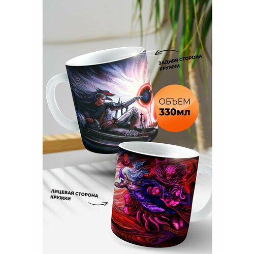 Кружка с оригинальным аниме принтом Берсерк
