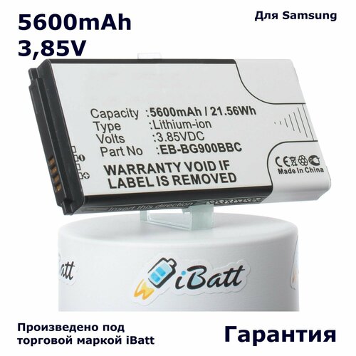 Аккумулятор iBatt 5600mAh 385V для EB-B900BC EB-B900BE 2508₽