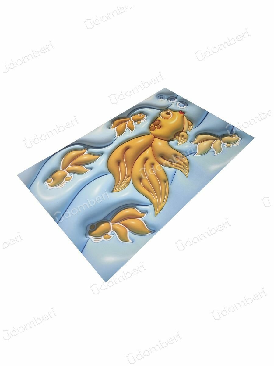 Коврик для ванной противоскользящий 50х80 быстросохнущий 3д — фото 1