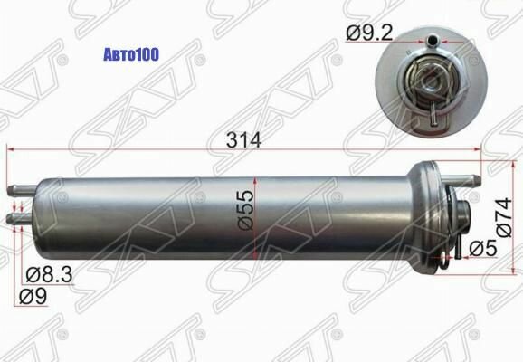 Фильтр топливный BMW 5-SERIES E39 96-04 / 7-SERIES E38 96-01 / X5 00-06