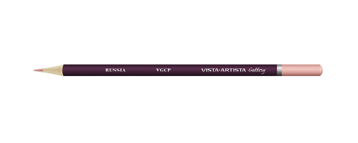 Карандаш цветной "VISTA-ARTISTA" "Gallery" VGCP художественный заточенный 327 Розовый палевый (Rose pale)