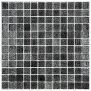 Стеклянная мозаика VIDREPUR Antislip черная 31,7х31,7 см