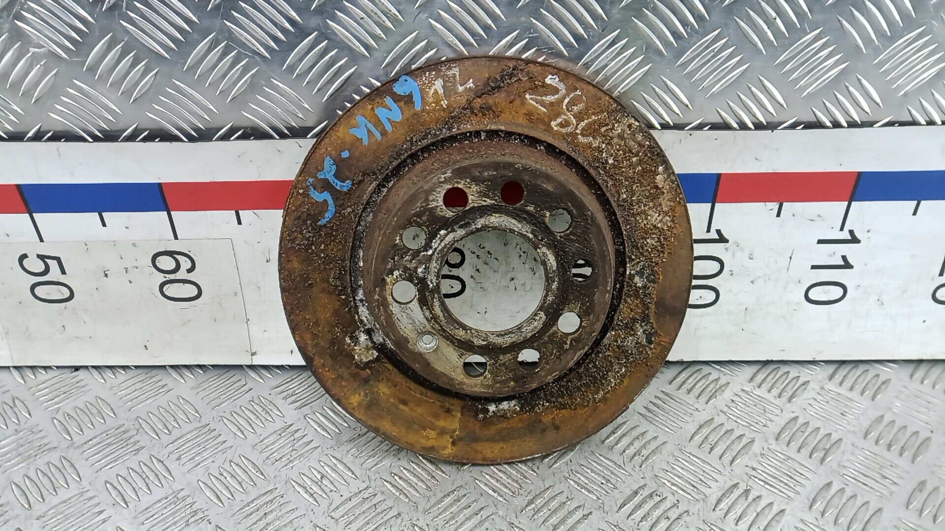 Диск тормозной задний VOLKSWAGEN SHARAN 3, Номер 5Q0615601G