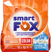 Порошок для стирки Smart Fox Color Горный эдельвейс 1.5кг