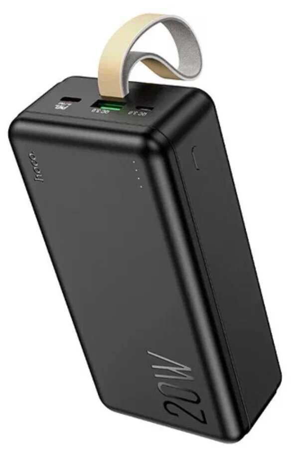 Портативный аккумулятор Hoco J87B Tacker, PD20W+QC3.0, 30000mAh, черный