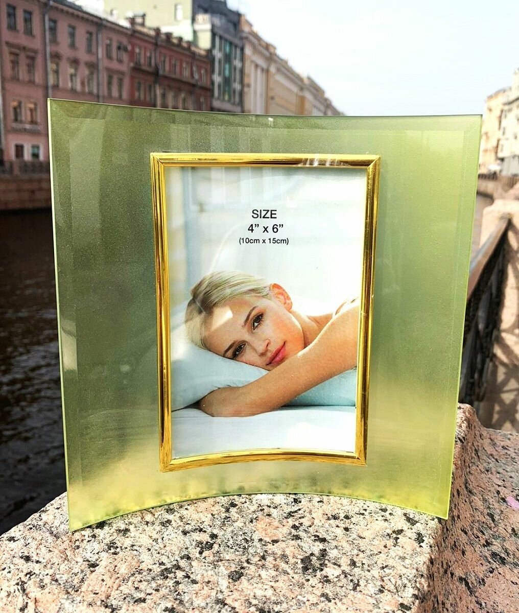 Рамка для фотографии oldena g104/sc6-g, 10 х 15 см. Желтый цвет