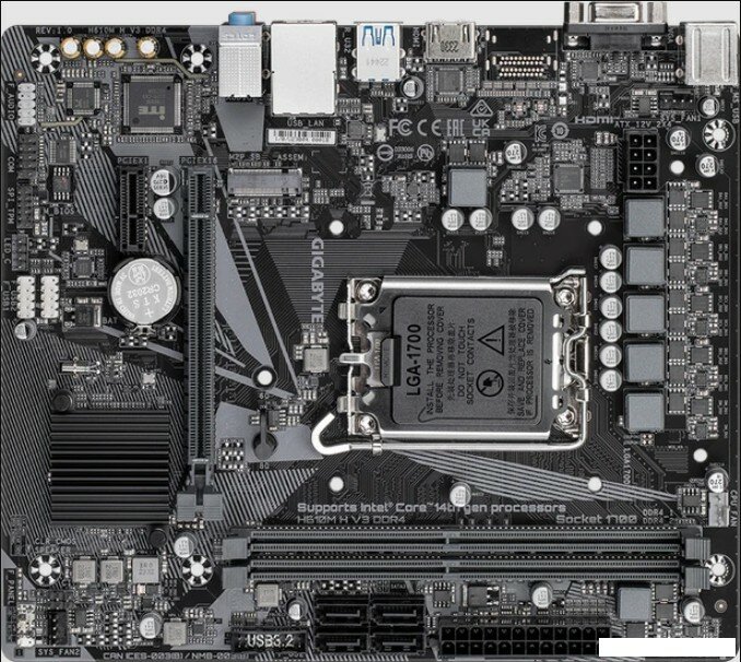 Материнская плата Gigabyte H610M H V3 DDR4