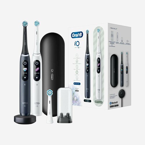 Электрическая зубная щетка Oral-B iO Series 8 черный белый 38990₽