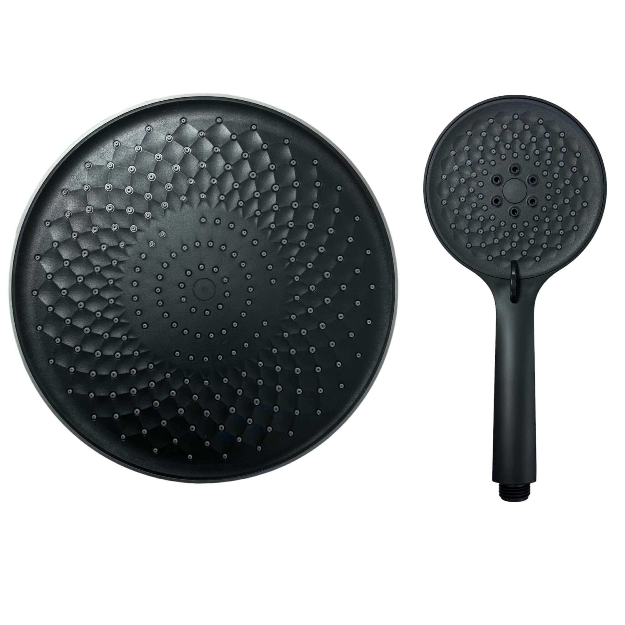 фото Набор: лейка ручная, лейка тропический душ, цвет, графит