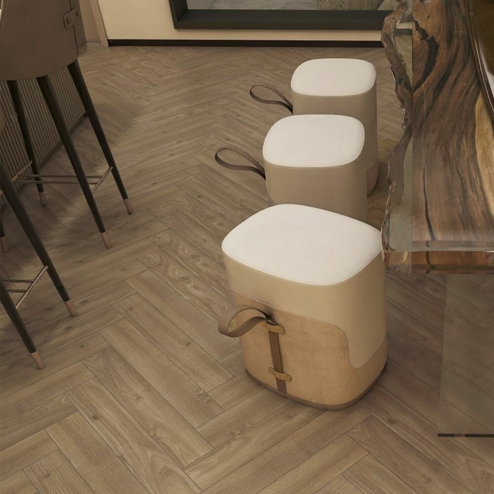 Ламинат Alpine Floor Herringbone 12 ёлка LF105-09 Дуб Калабрия (600х100х12), 1,32 м2