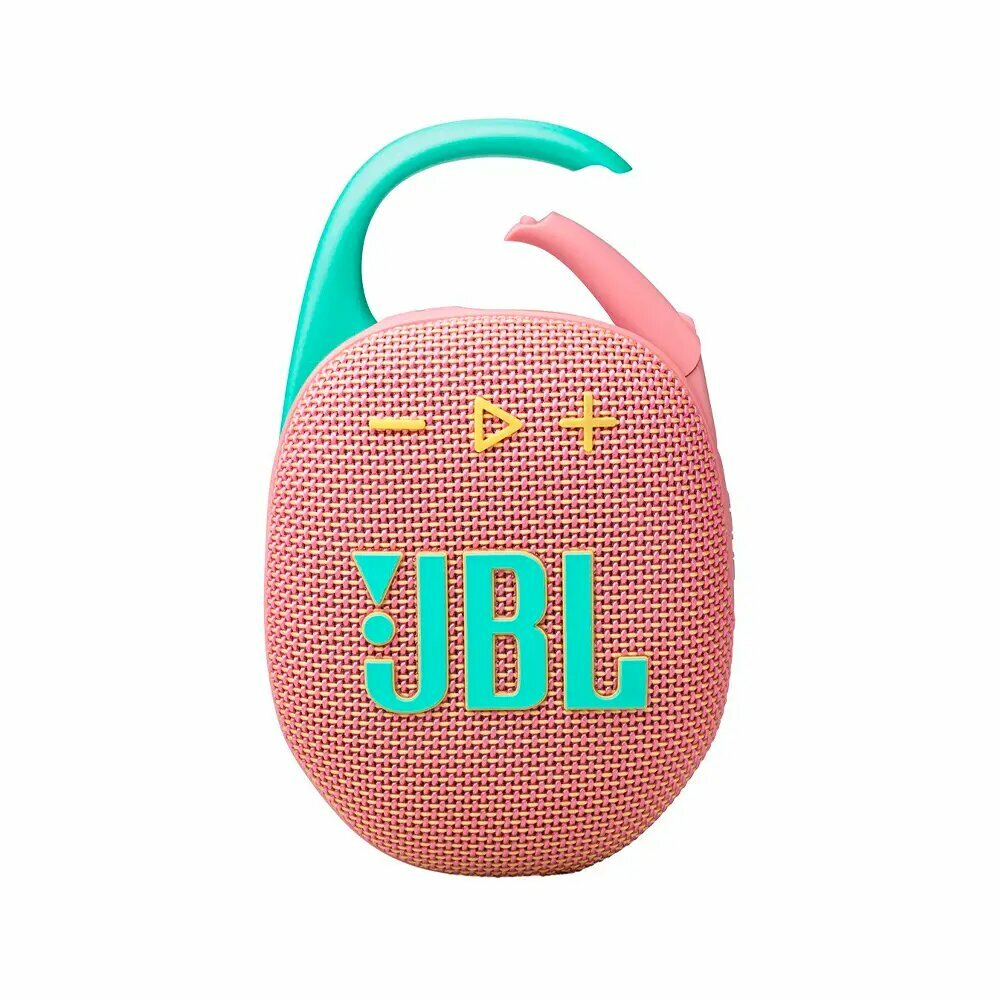 Портативная акустика JBL Clip 5, 7 Вт, розовый