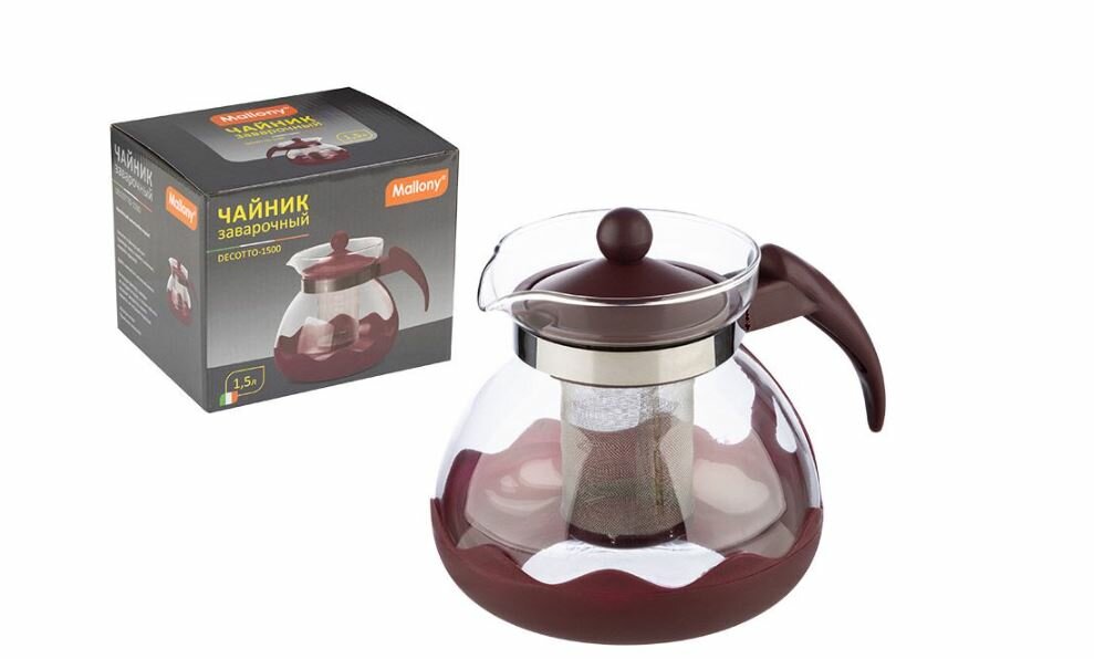 Чайник-заварочный 1,5 л, MALLONY DECOTTO-1500, 910107