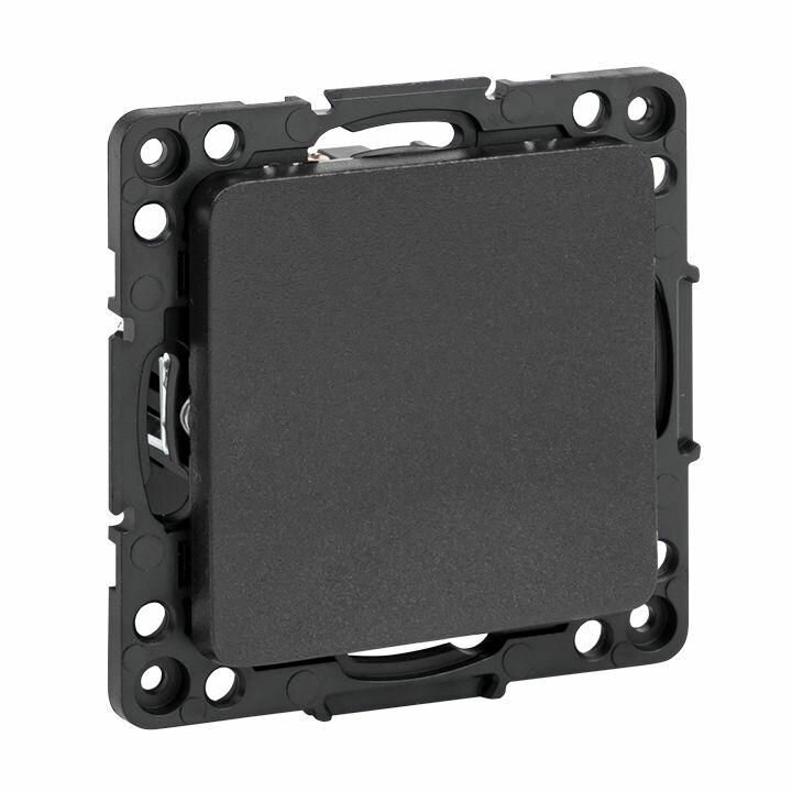 EZV10-021-10 EKF PROxima Стокгольм Механизм Выключателя 1-кл. 10А черный - фото №3