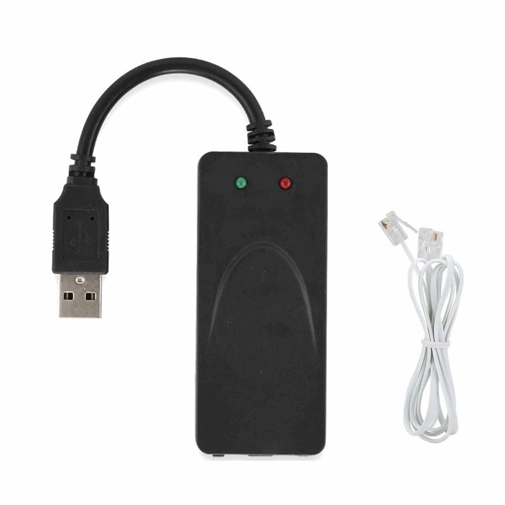 Факс-модем USB2.0 56K с одним/двумя портами для Win 7/Win 8/Win 10/Win XP