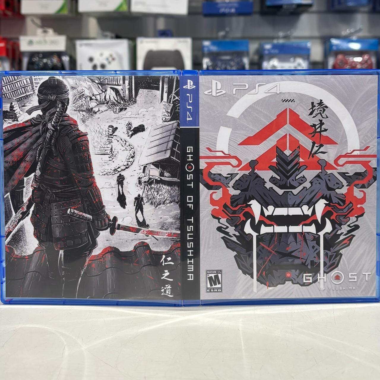 Игра "Ghost of Tsushima/ Призрак Цусимы" PS4 - Кастомная обложка для диска №16