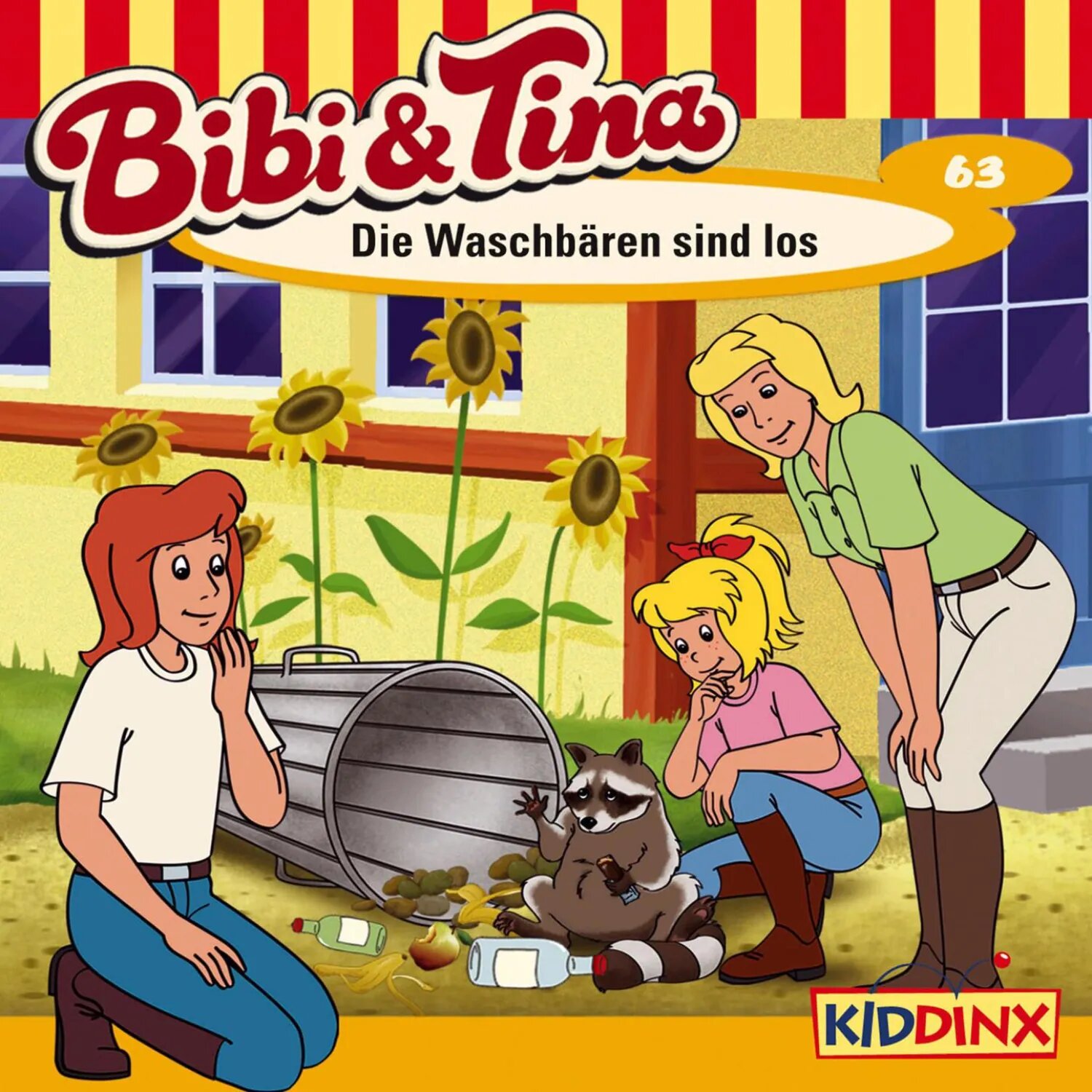 Bibi & Tina, Folge 63: Die Waschbären sind los [Аудиокнига]