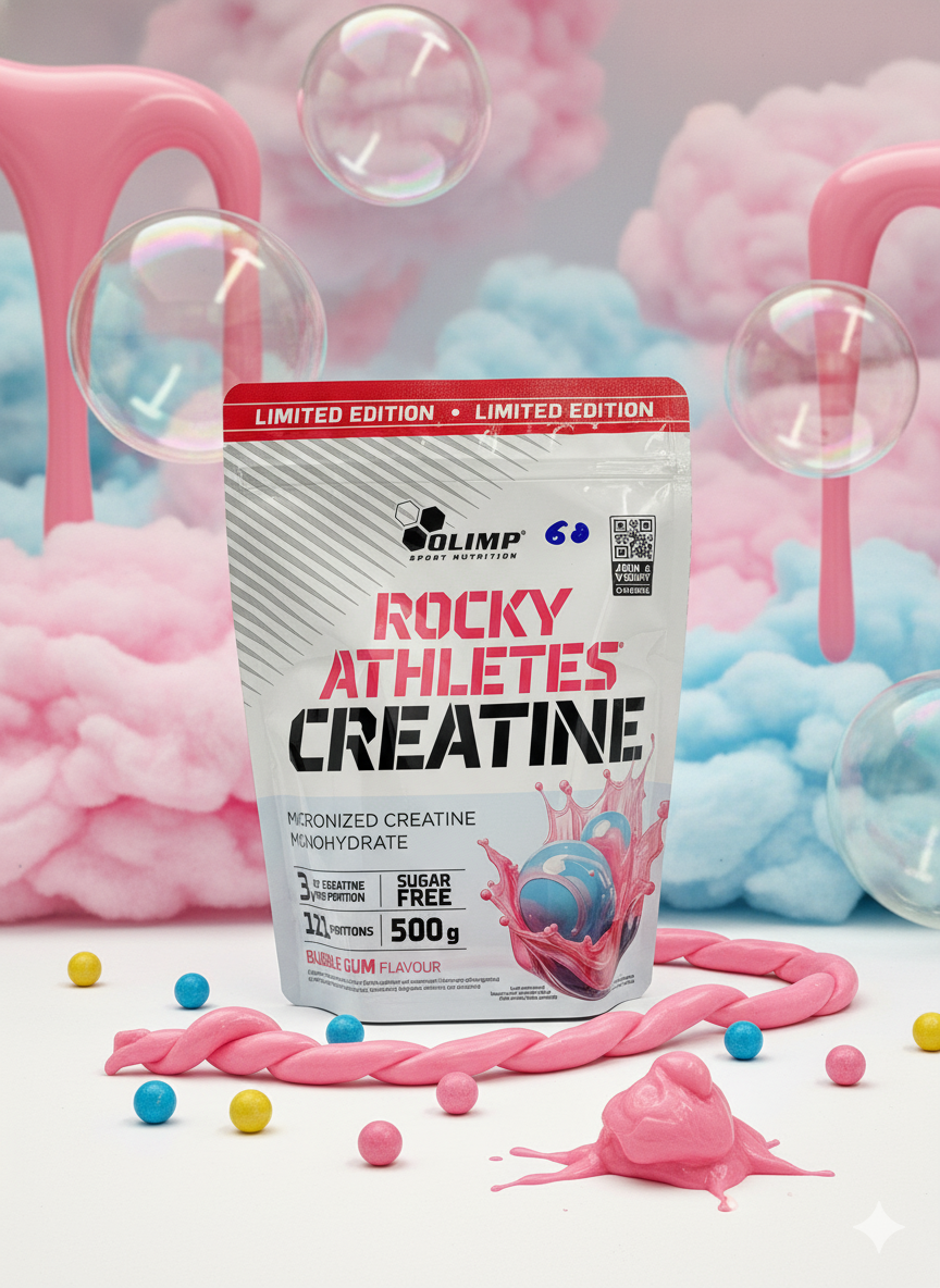 Olimp Creatine, Баблгам 500 гр, вкус креатин моногидрат для роста