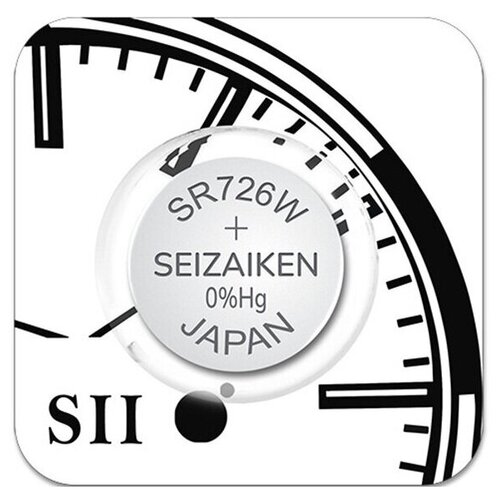 Батарейка SEIZAIKEN SR726SW, в упаковке: 1 шт.